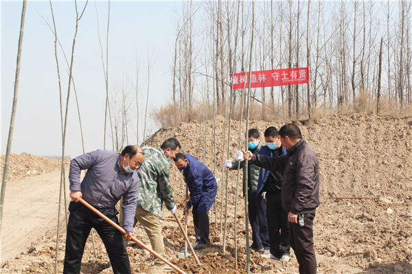 周至试验站在收回的沙场土地边界上进行植树护田.jpg